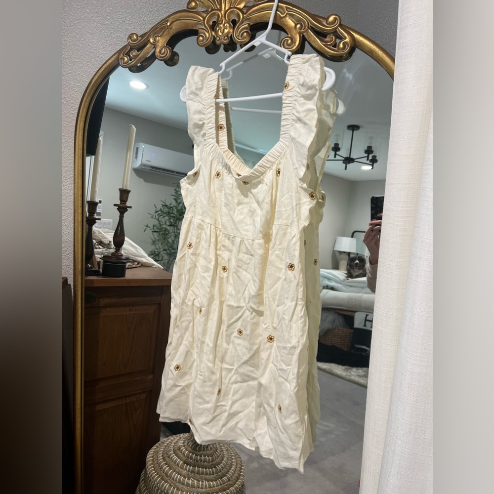 Floral Embroidered Dress